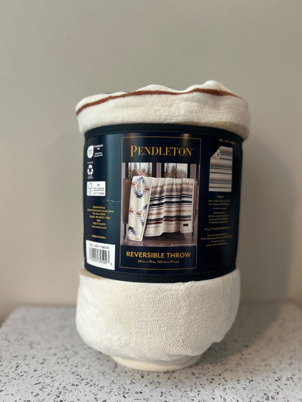 Pendleton Reversible Throw Blanket (50x70 inches)